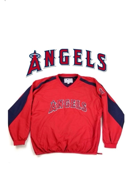 MLB Other - Mens MLB Los Angeles Anaheim Angeles Baseball ⚾️ Pullover Windbreaker M